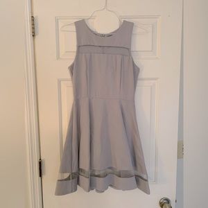 Lulu’s stretch mesh cutout dress